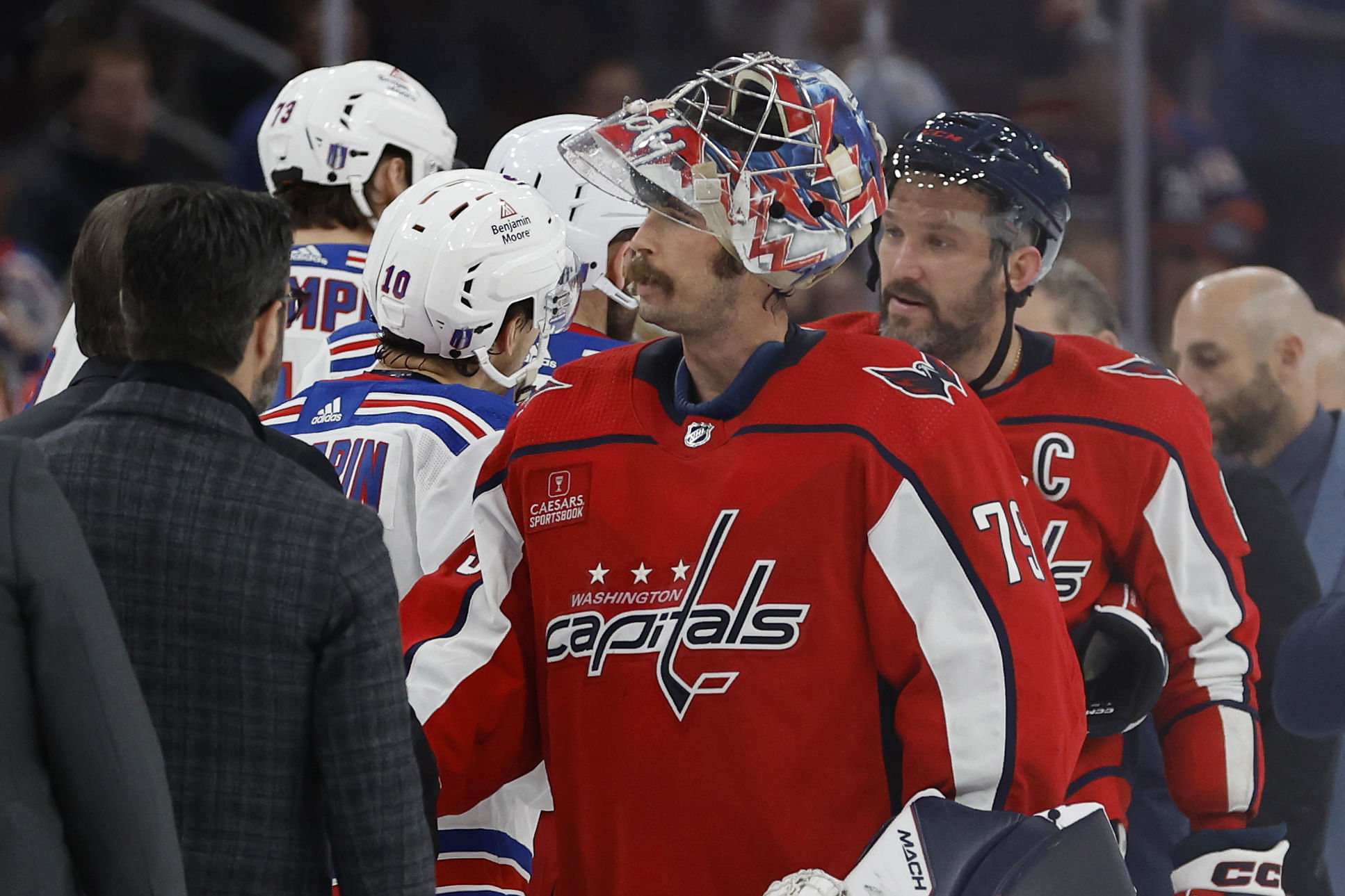 NHL: Washington was swept in the first round of the Stanley Cup playoffs (Image credit: Imagn)